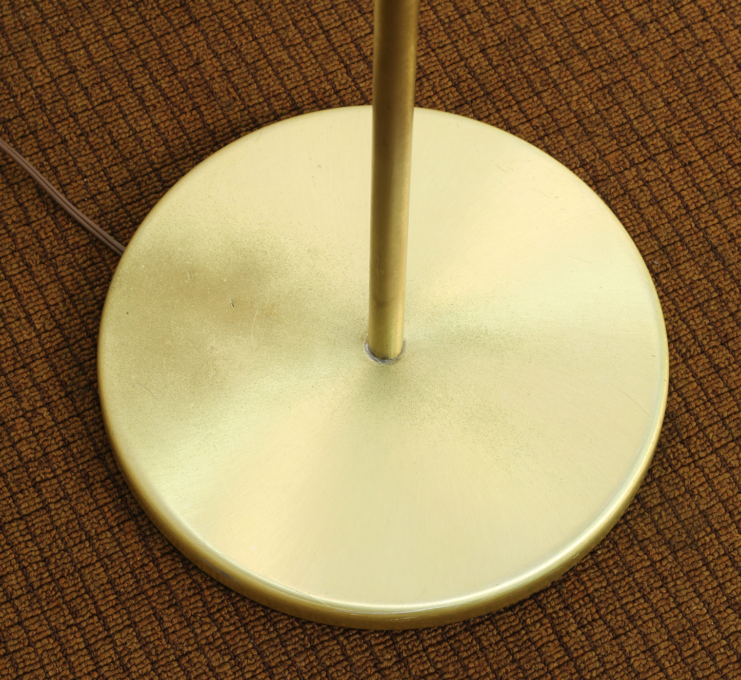 1960s Vintage Atomic 4-Light Brass Saucer Floor Lamp