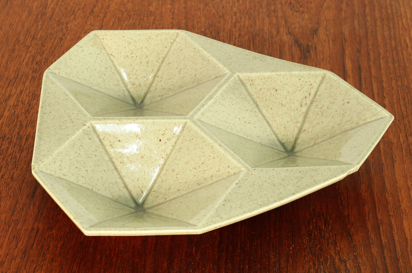 1960s Prismatique #801 Platter Red Wing Pottery