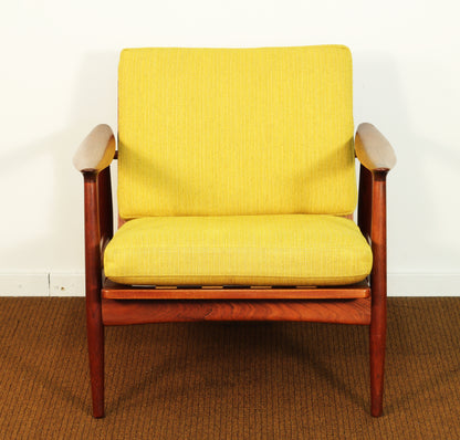 1960s MM Moreddi Danish Teak Lounge Chair