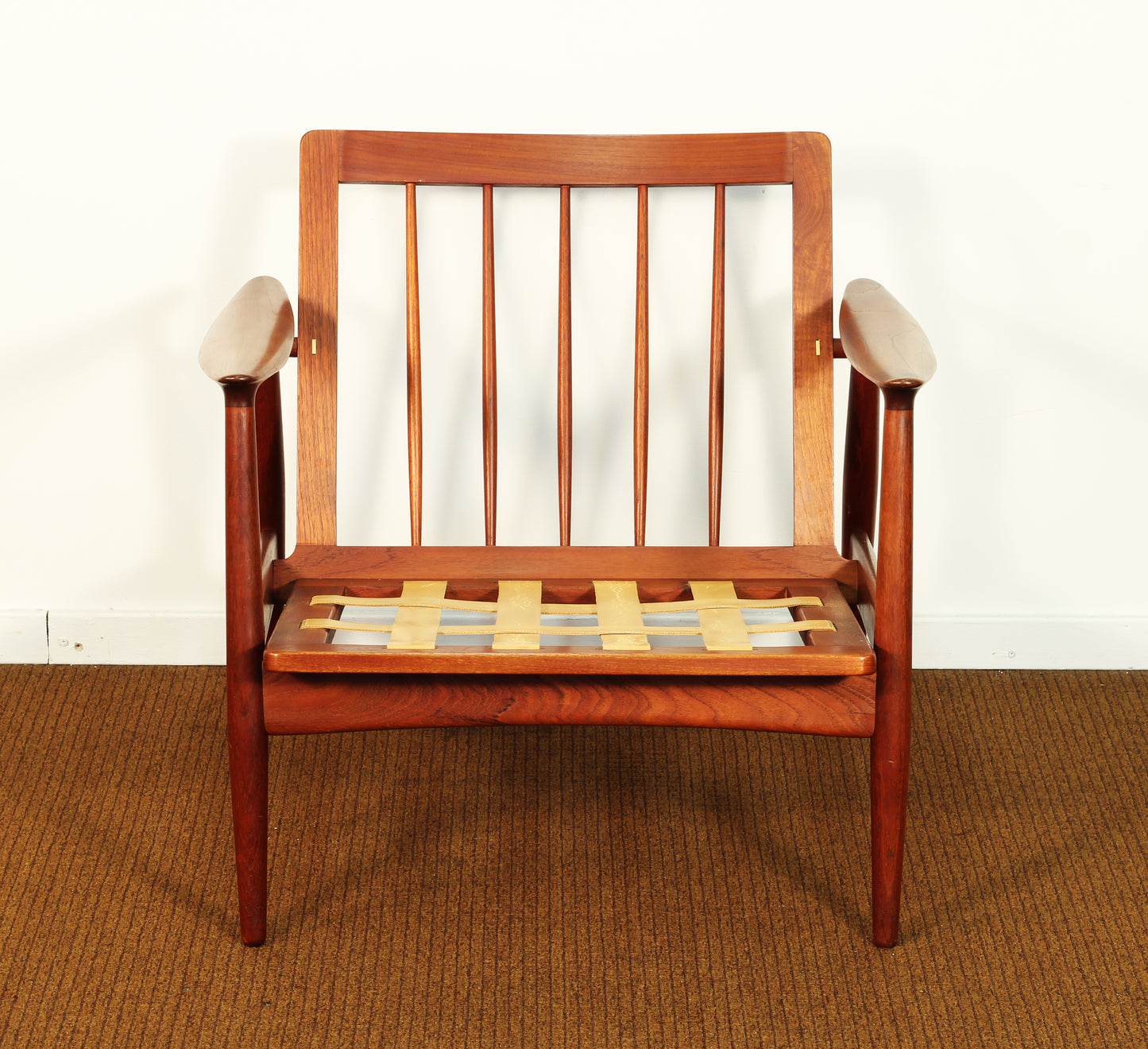 1960s MM Moreddi Danish Teak Lounge Chair