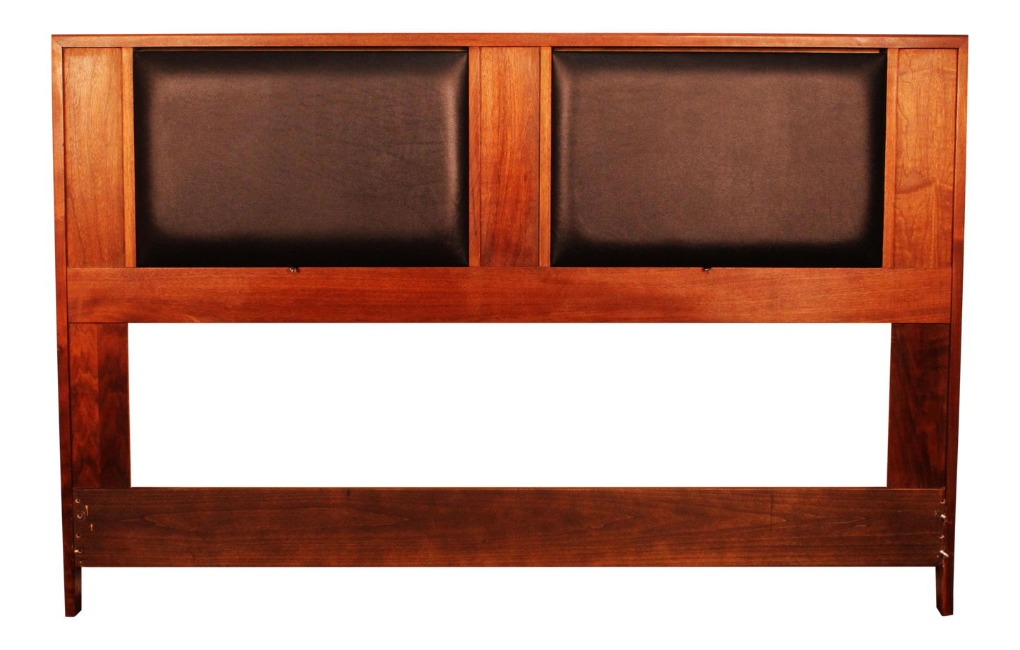 John Keal for Brown Saltman Walnut Headboard Queen