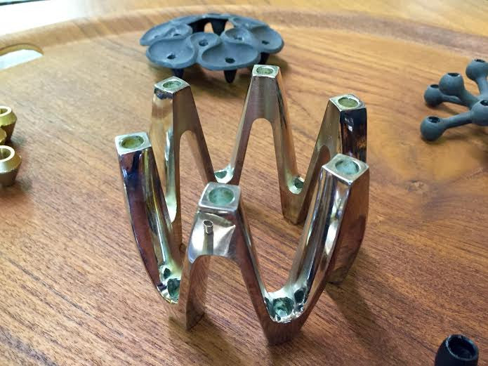 Dansk Polished Tapered Candle Holder