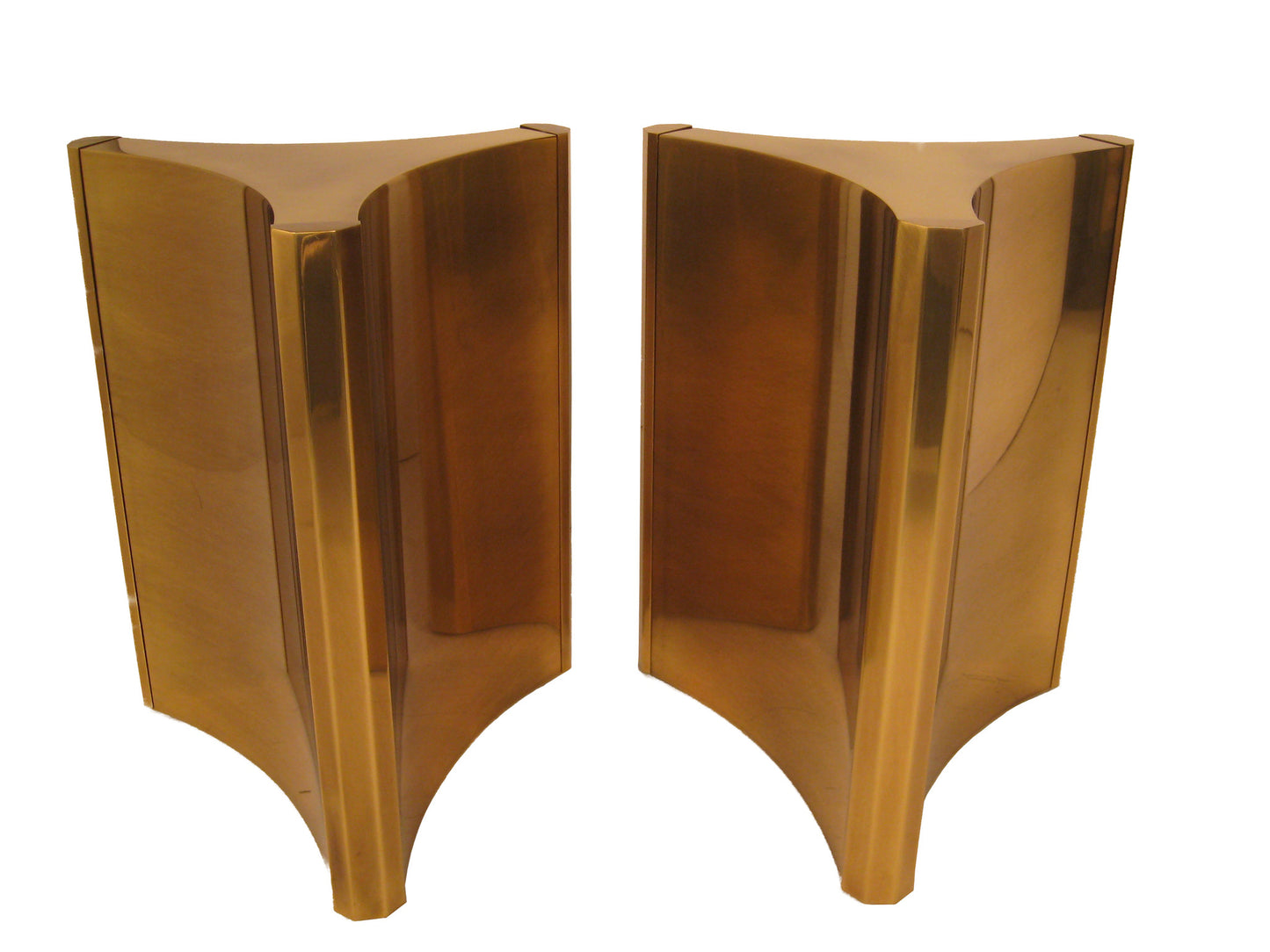 Mid-Century Pair Mastercraft Pedestal Table Bases