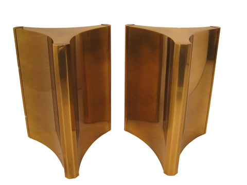 Mid-Century Pair Mastercraft Pedestal Table Bases