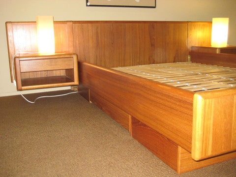 Teak Platform Bed