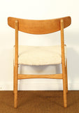 1950s Hans Wegner for Carl Hansen & Søn Ch23 Teak and Oak Chairs - Set of 3