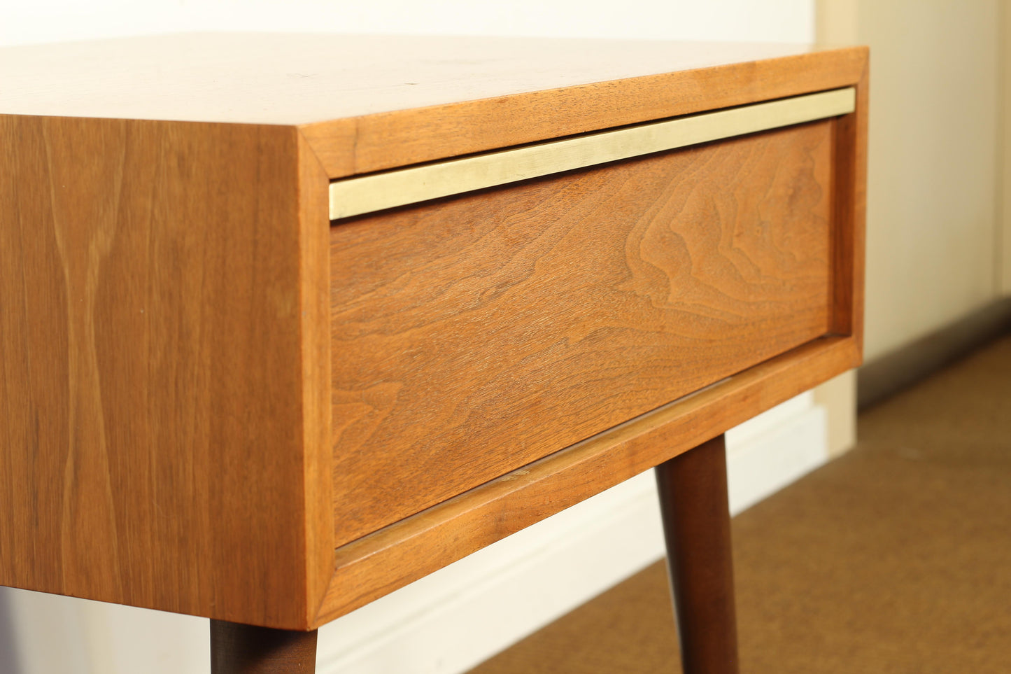 1950s John Keal for Brown Saltman Nightstand