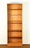 1960s Danish Teak 7-Shelf Bookshelf by Hundevad Møbelfabrik