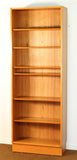 1960s Danish Teak 7-Shelf Bookshelf by Hundevad Møbelfabrik