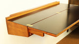 1960s Danish Teak Arne Hovmand-Olsen Wall-Mount Desk or Console Table