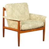 1960s Grete Jalk for France & Son Danish Teak Lounge Chair