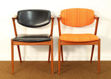 1960s Kai Kristiansen for Schou Andersen Model 42 Danish Teak Dining Chairs - Set of 4