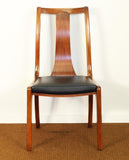 1960s Mid-Century Walnut Dining Chairs- Set of 4