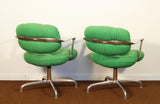 1970s Pair Knoll Model 2328 Chairs by Andrew Morrison and Bruce Hannah