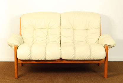 1970s Vintage Ekornes "Montana" Loveseat, Norway