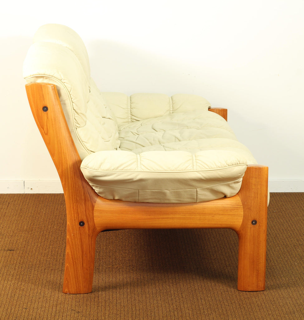 1970s Vintage Ekornes "Montana" Loveseat, Norway Metro Eclectic