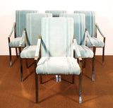1980s Modern Cal-Style Dining Chairs- Set of 6