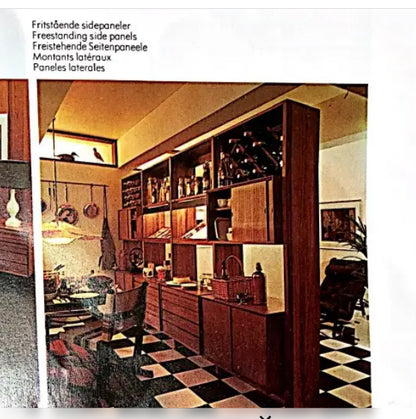 Cado Royal System Rosewood Free Standing Shelving Unit Poul Cadovius