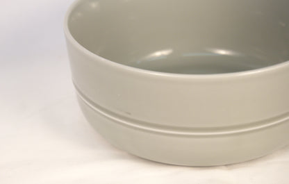 Set 7 Crate & Barrel Light Gray Hue Cereal Soup Bowls by Aaron Probyn