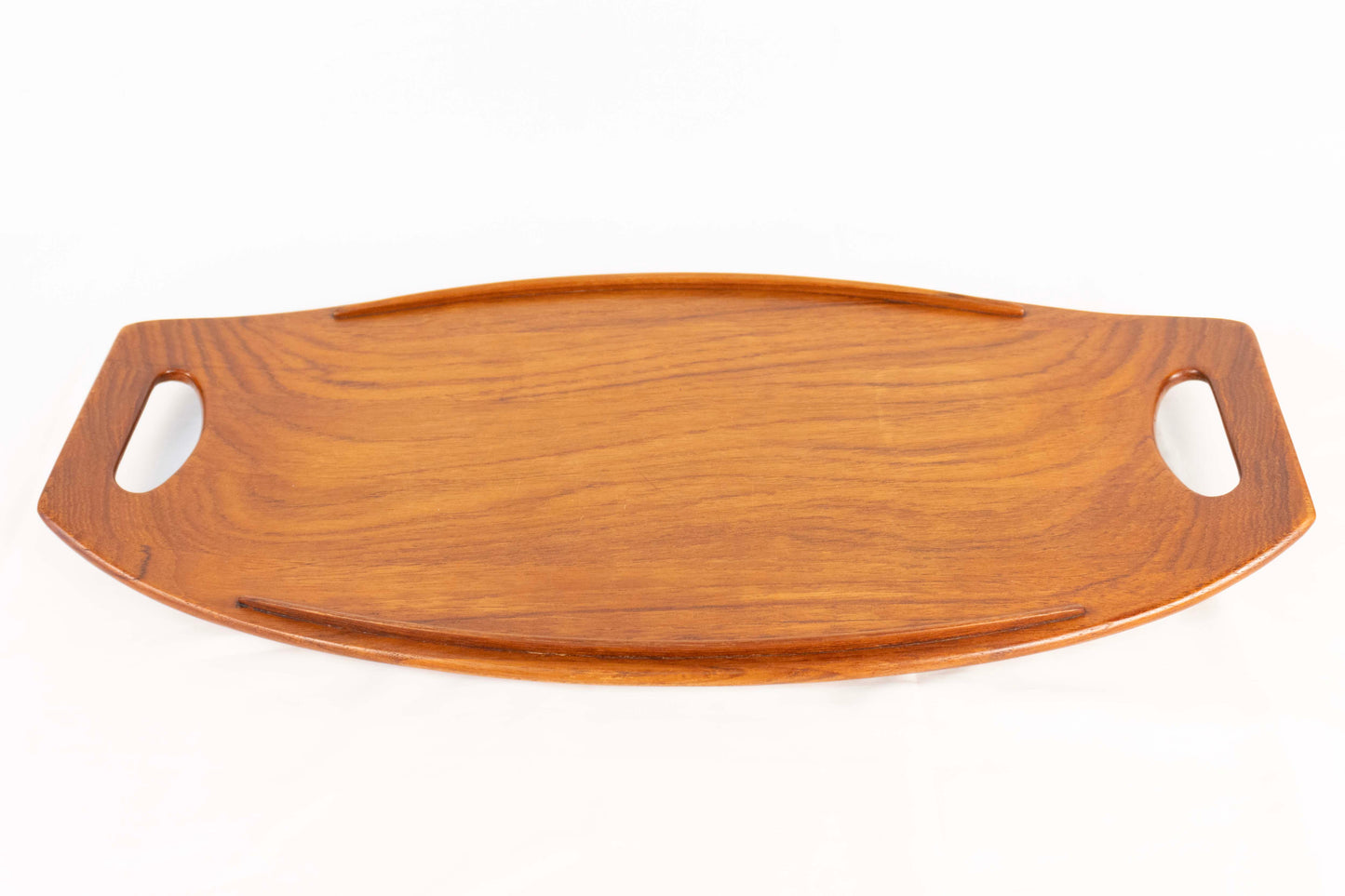 Vintage Teak 20.5" Dansk Gondola Surfboard Serving Tray by Jens Quistgaard