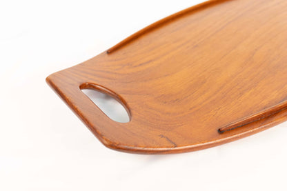 Vintage Teak 20.5" Dansk Gondola Surfboard Serving Tray by Jens Quistgaard