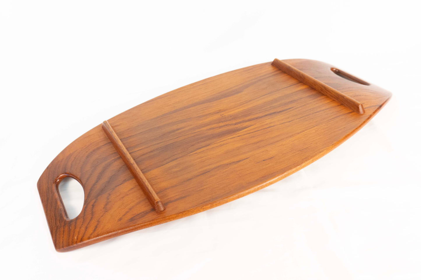 Vintage Teak 20.5" Dansk Gondola Surfboard Serving Tray by Jens Quistgaard