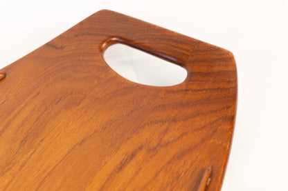 Vintage Teak 20.5" Dansk Gondola Surfboard Serving Tray by Jens Quistgaard