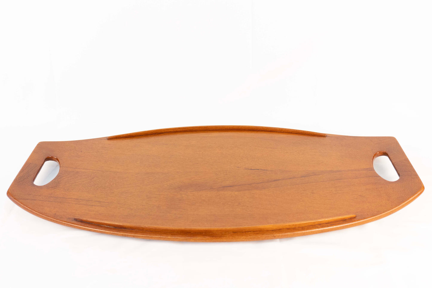Vintage Teak 23.5" Dansk Gondola Surfboard Serving Tray by Jens Quistgaard