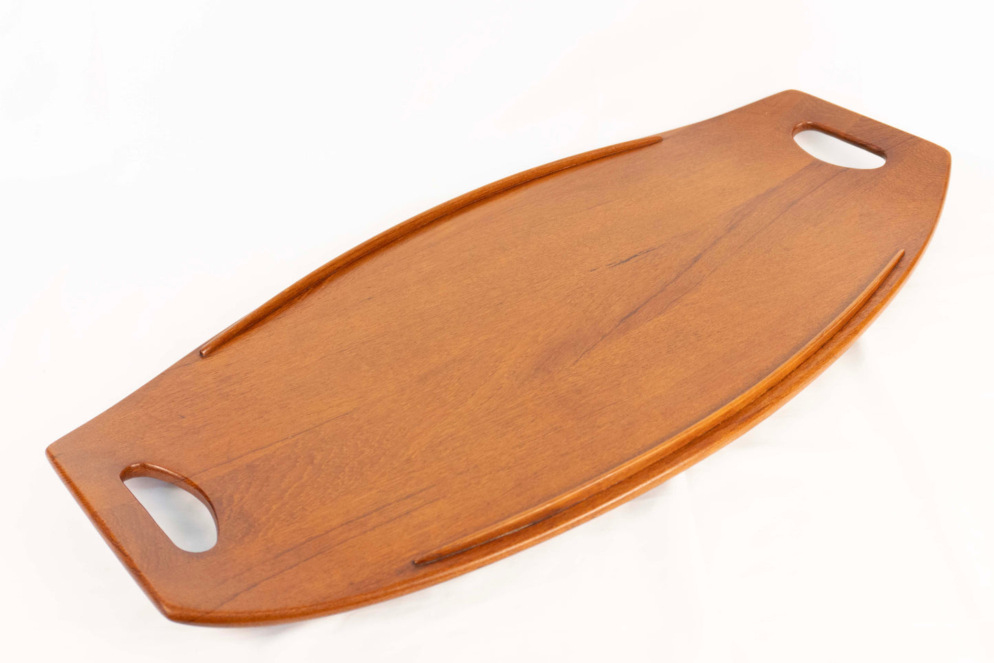 Vintage Teak 23.5" Dansk Gondola Surfboard Serving Tray by Jens Quistgaard