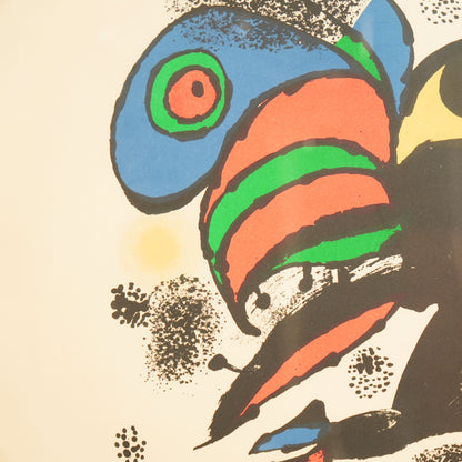 Joan Miro Signed and Numbered Framed Print