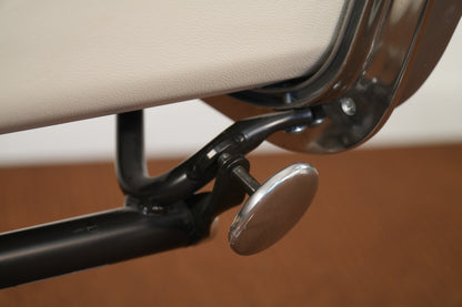 Eames Aluminum Group Soft Pad High Back Lounge Chair and Ottoman Herman Miller 4 Pad