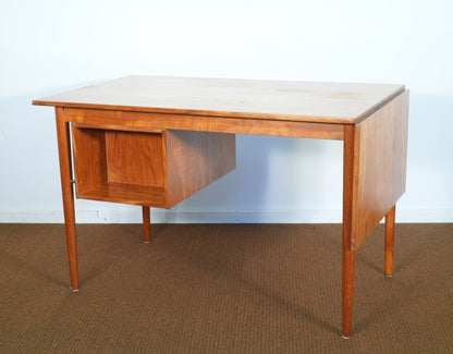 Teak Danish Sliding Top Desk Attributed to Arne Vodder