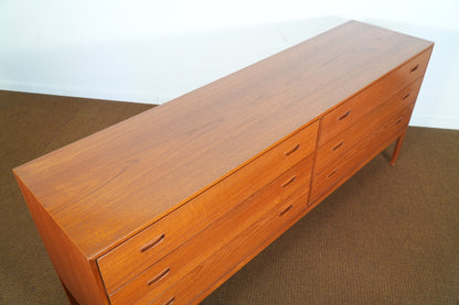 Vintage Danish Mid-Century Arne Wahl Iversen Double Dresser Model 102