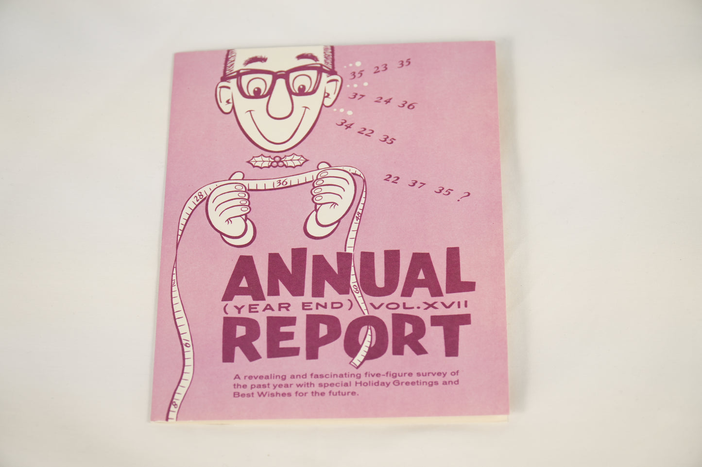 Elvgren 1950s Holiday 5 Pinups Foldout Greeting Card "Annual Report" Volume XVII for Aeroliner Spokane WA Brown & Bigelow