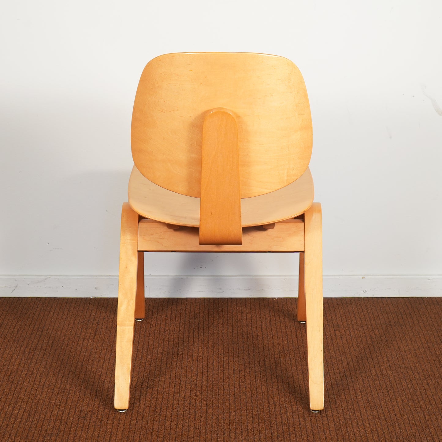 Thonet Mid-Century Bent Plywood Side Armchair by Joe Atkinson