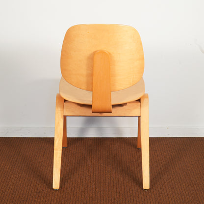 Thonet Mid-Century Bent Plywood Side Armchair by Joe Atkinson