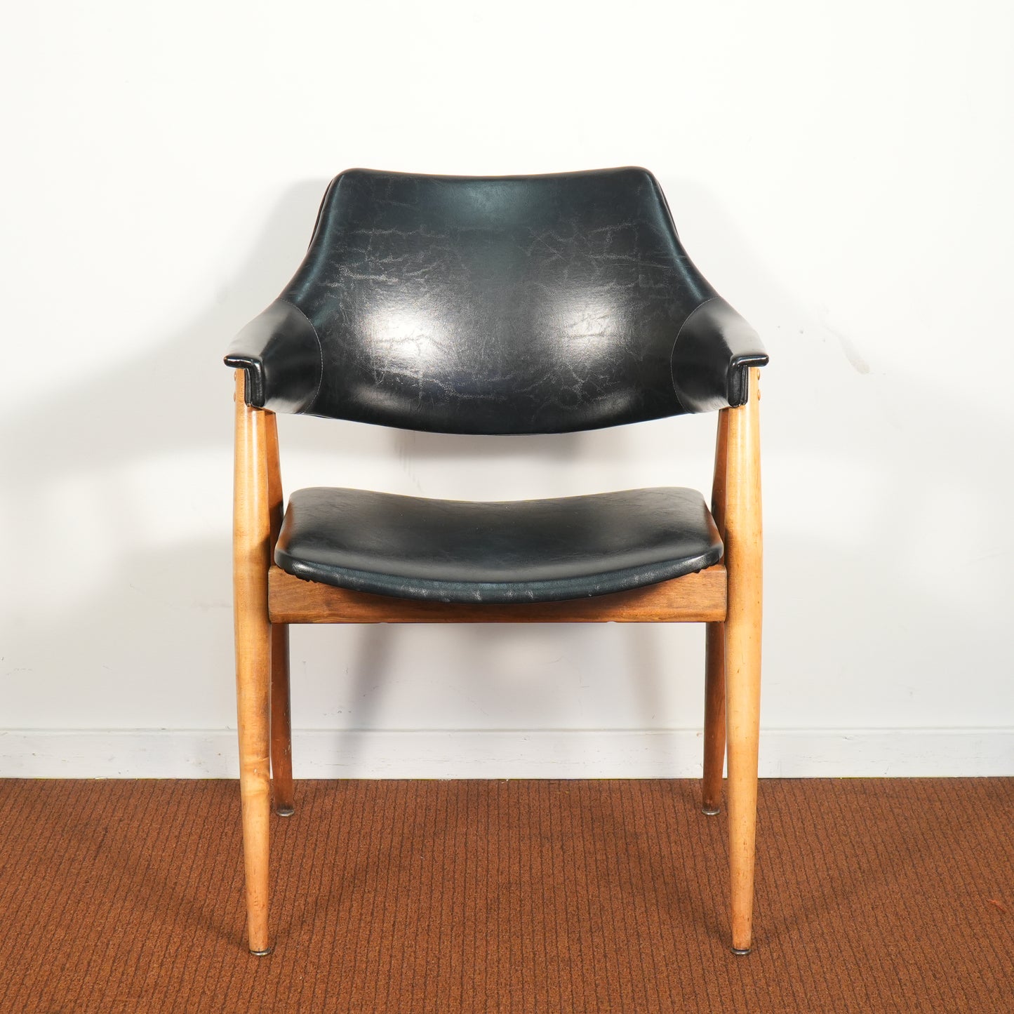 Mid-Century Thonet Upholstered Chair Attributed to Pierre Paulin