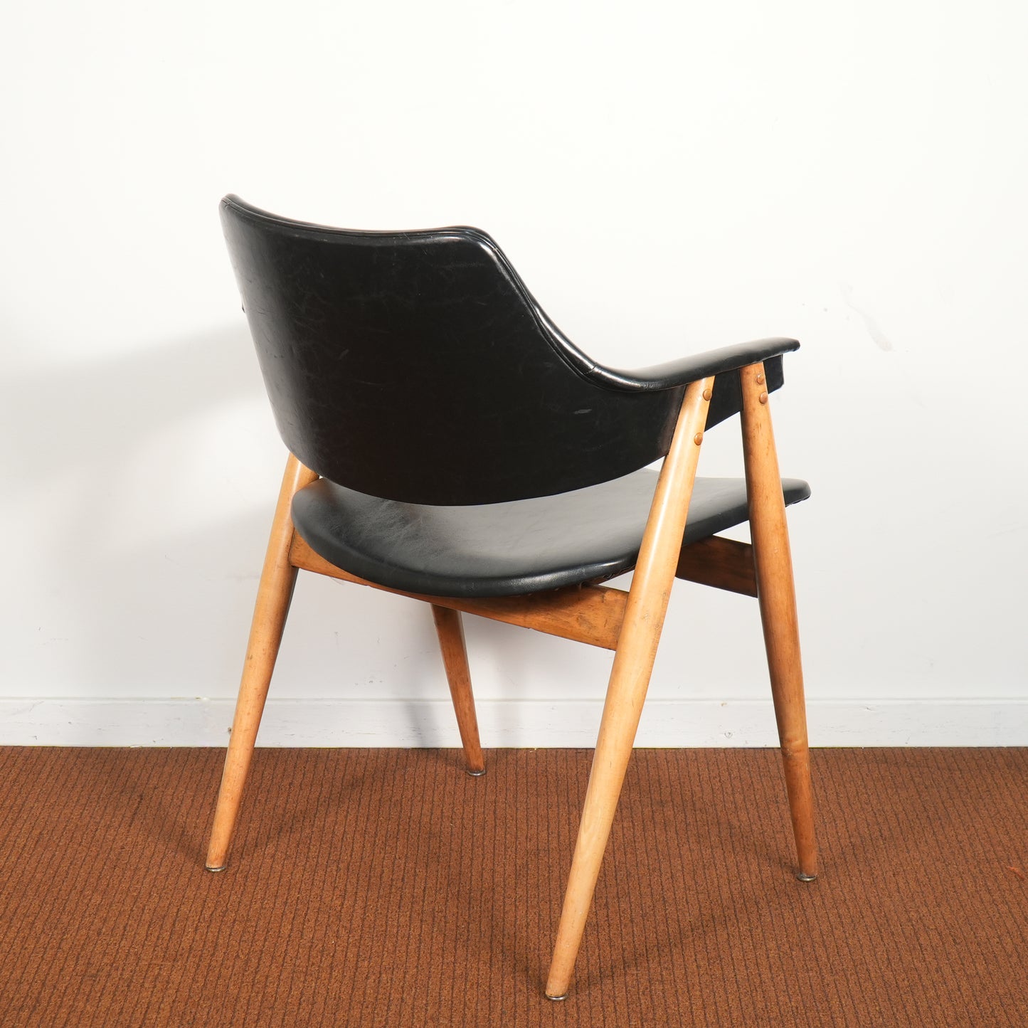 Mid-Century Thonet Upholstered Chair Attributed to Pierre Paulin