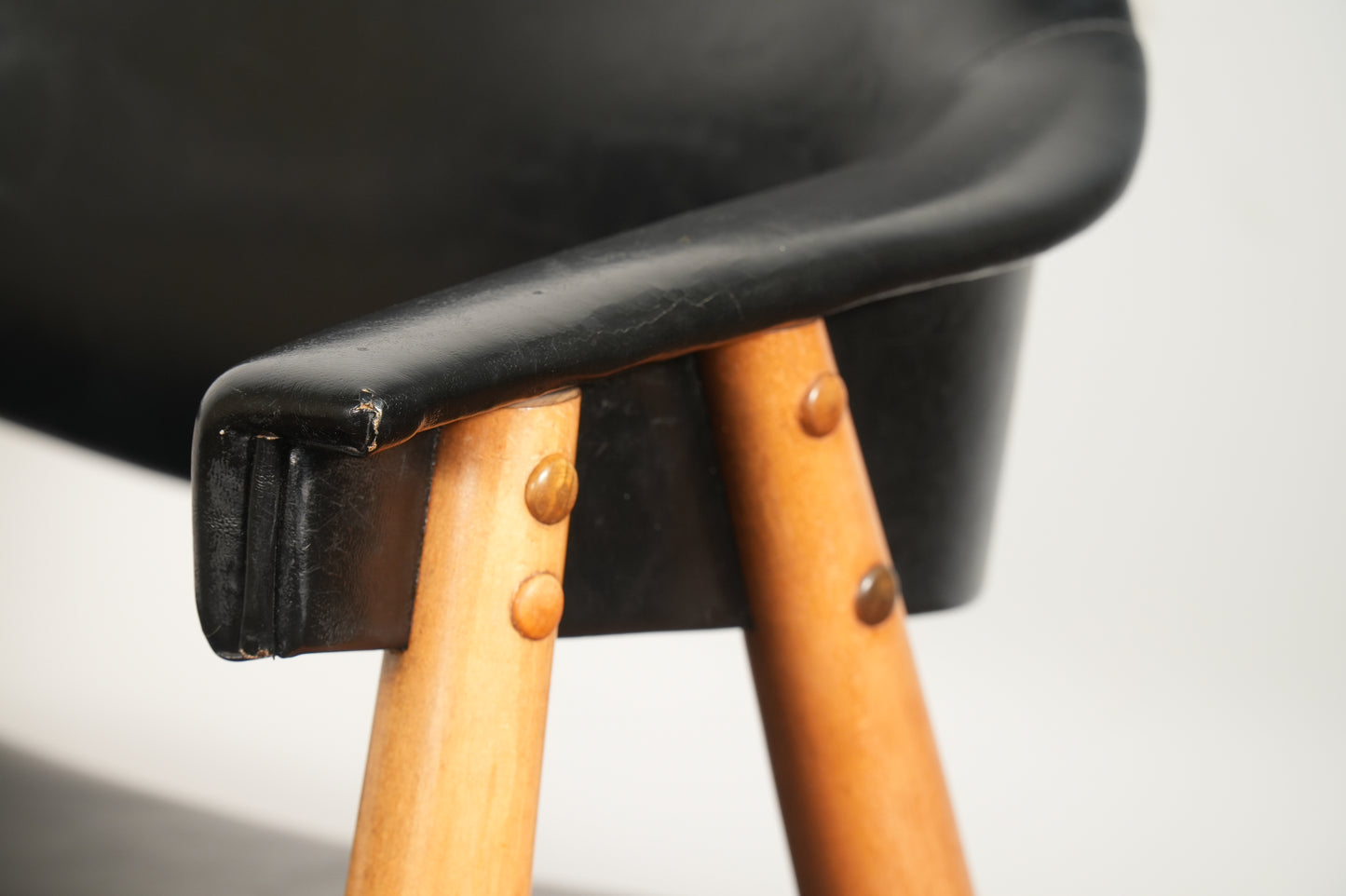 Mid-Century Thonet Upholstered Chair Attributed to Pierre Paulin