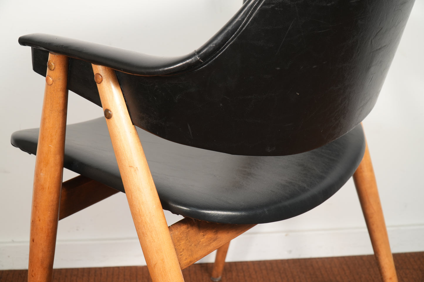 Mid-Century Thonet Upholstered Chair Attributed to Pierre Paulin