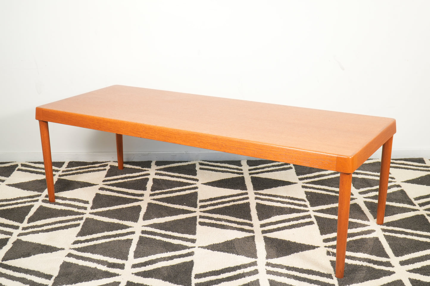 Vintage Danish Teak Rectangular Coffee Table