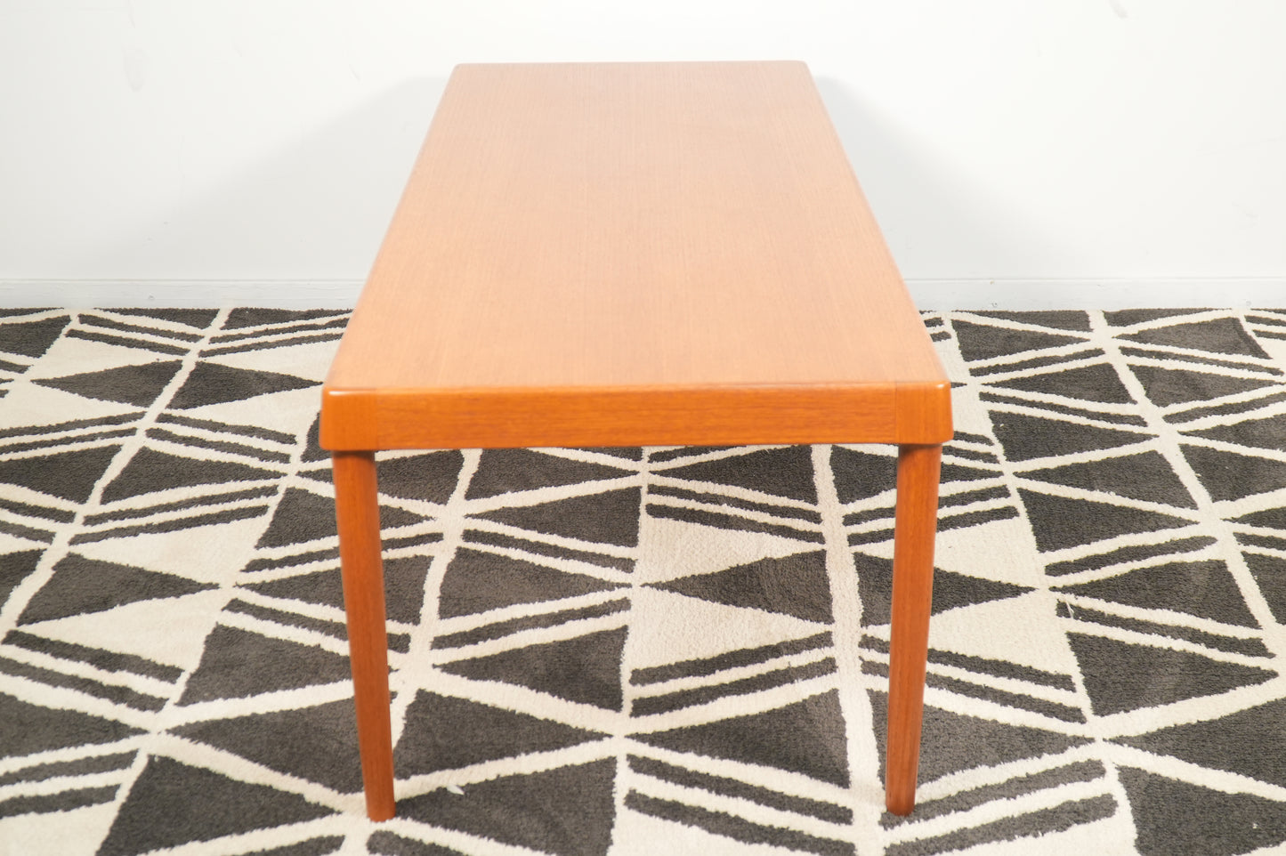 Vintage Danish Teak Rectangular Coffee Table