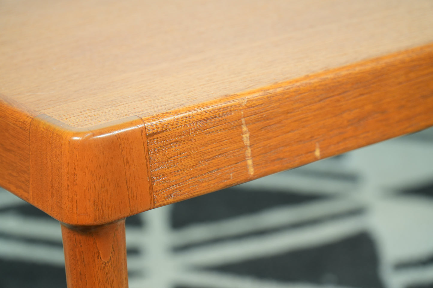 Vintage Danish Teak Rectangular Coffee Table