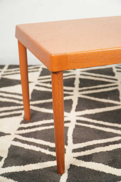 Vintage Danish Teak Rectangular Coffee Table