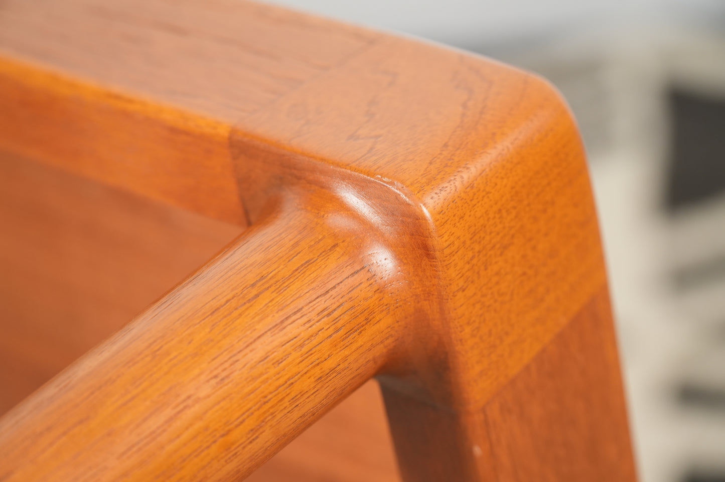 Vintage Danish Teak Rectangular Coffee Table