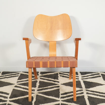 1950s Russell Spanner "Ruspan" Bentwood Armchair by Spanner Products Limited