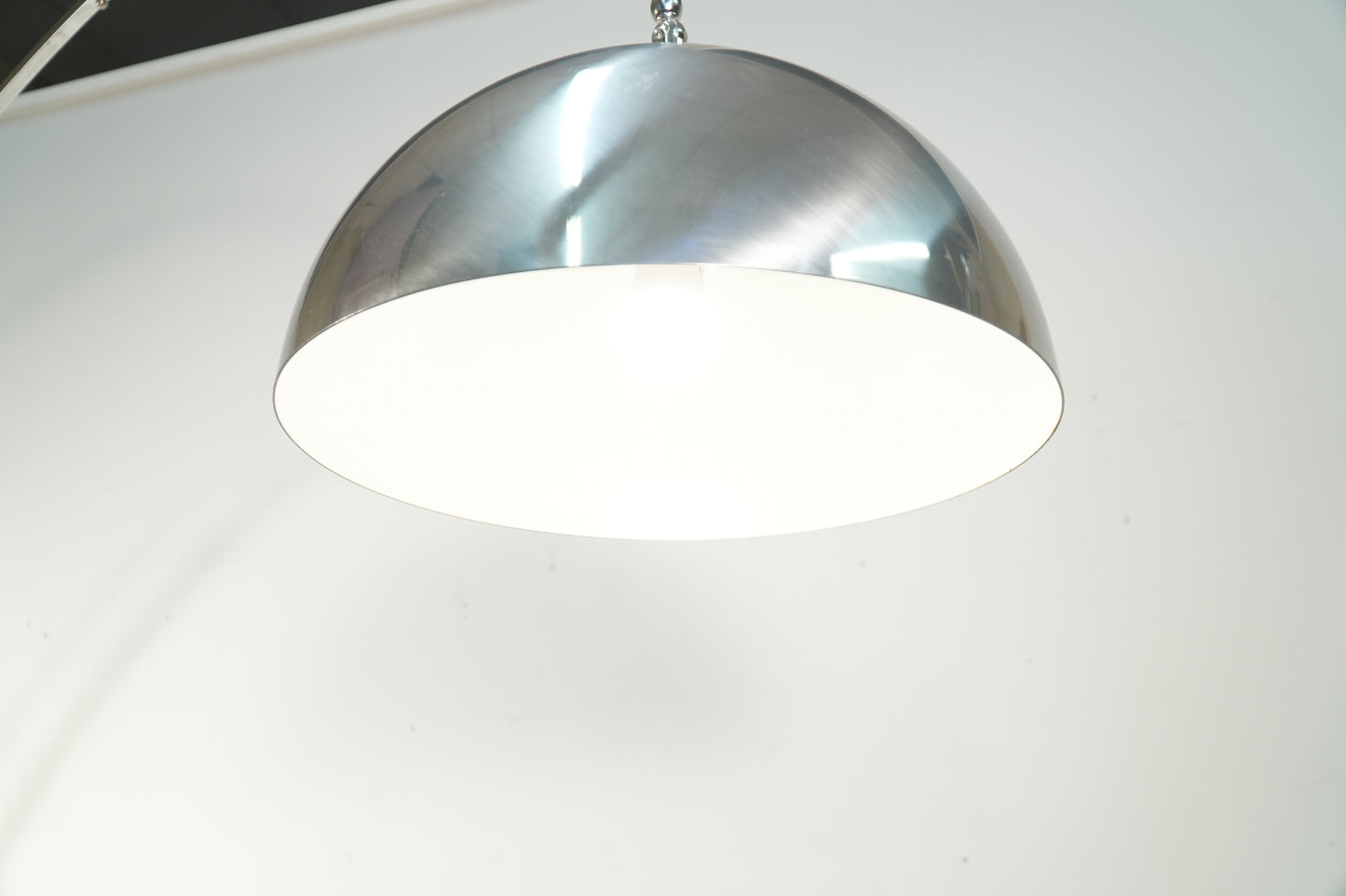 Mid-Century Chrome Italian Arc Lamp