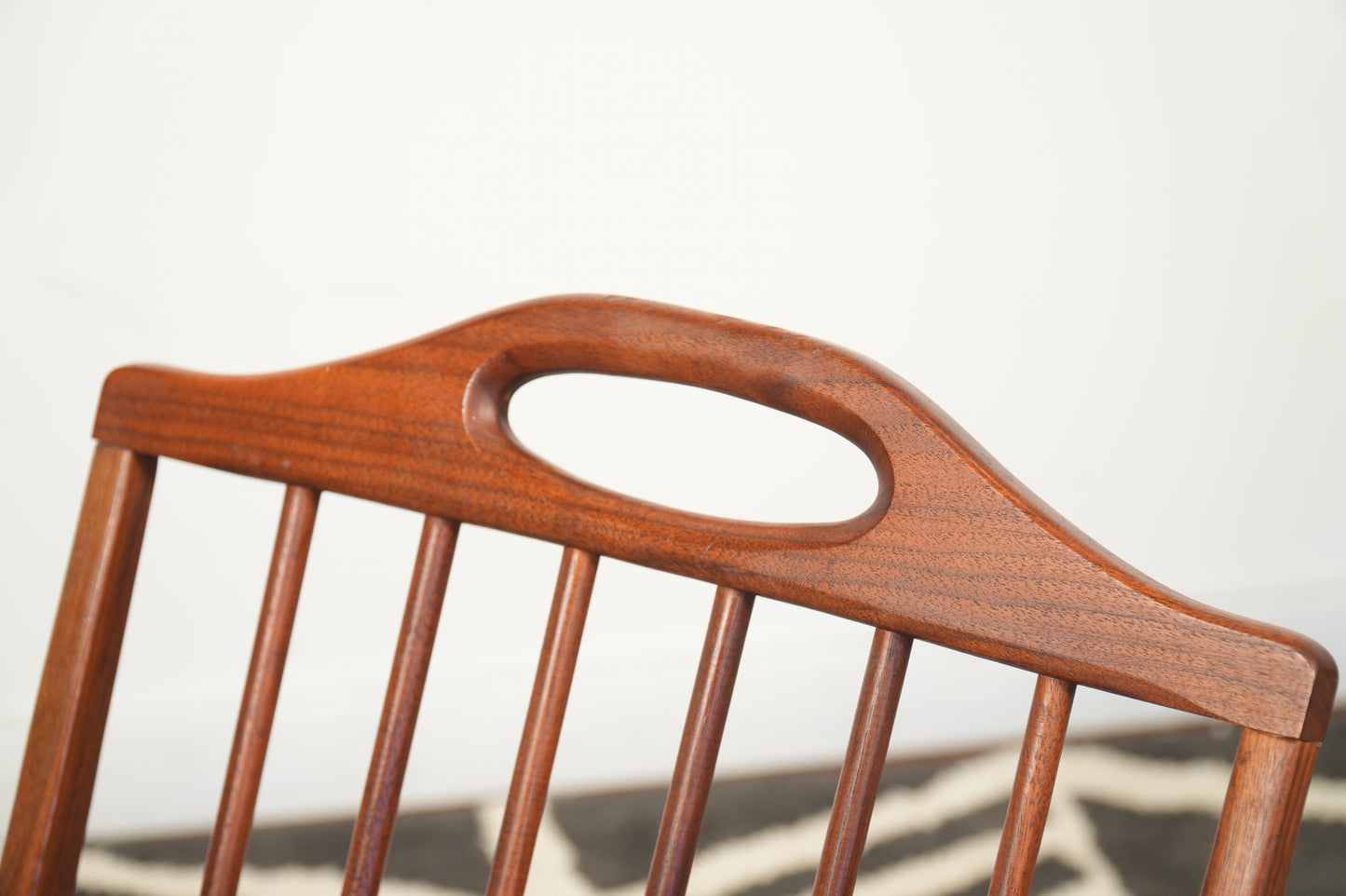 Arthur Umanoff Soild Walnut Magazine Rack
