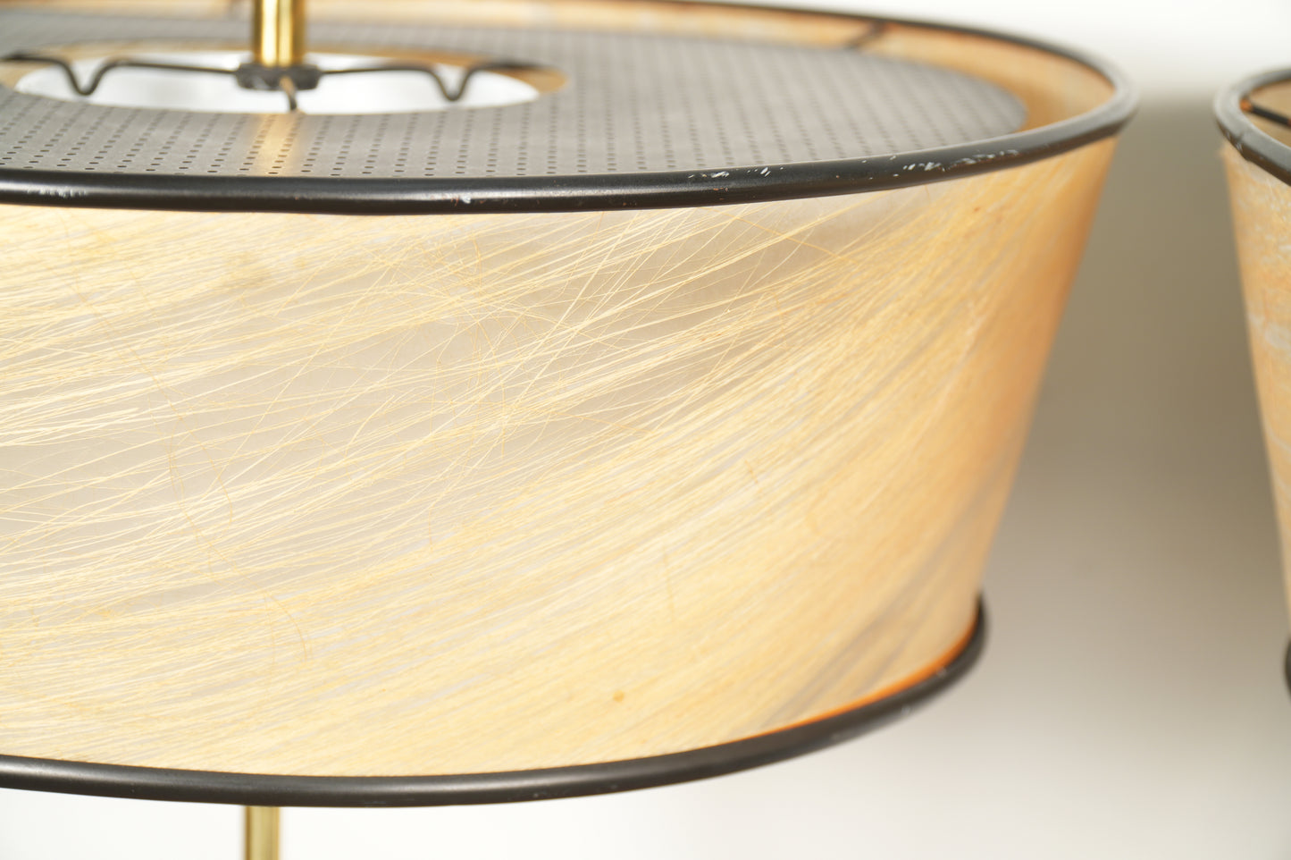 Pair Rembrandt Antelope Gazelle Table Lamps w/ Original Shades