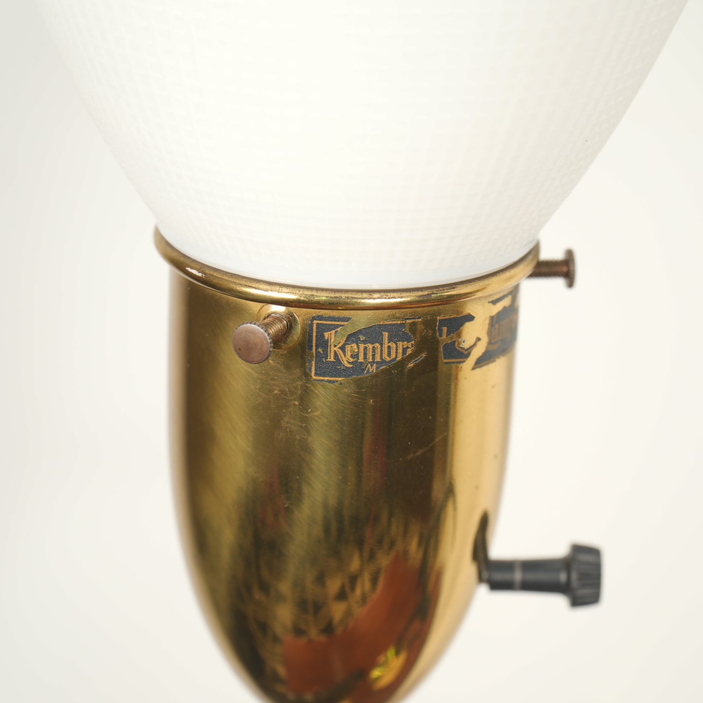 Pair Rembrandt Antelope Gazelle Table Lamps w/ Original Shades